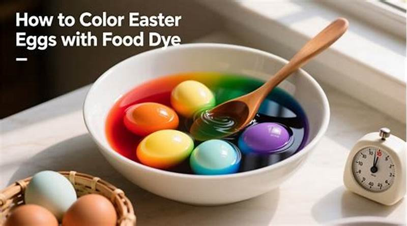 Using Food Coloring To Color Eggs