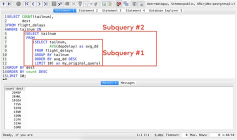 Using Subqueries in SQL