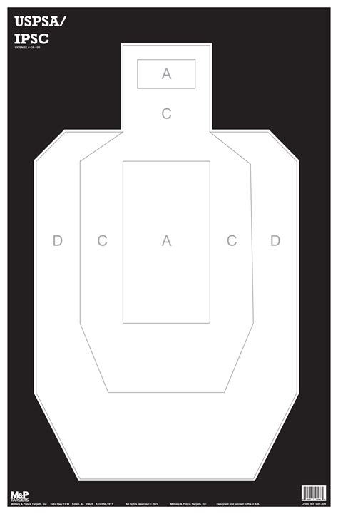 Uspsa Target Excel Template