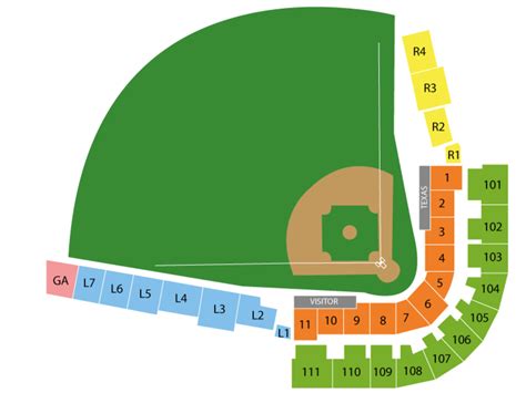 Ut Baseball Stadium Seating Chart