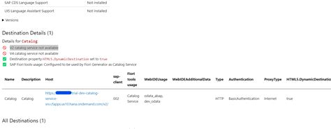 V2 Catalog Service Not Available