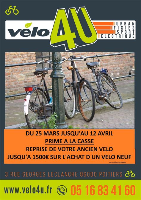 VELO 4U à Poitiers