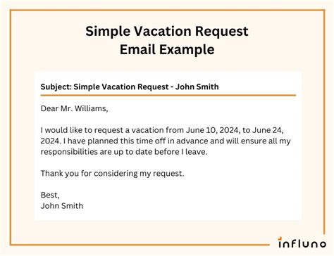 Vacation Reply Template