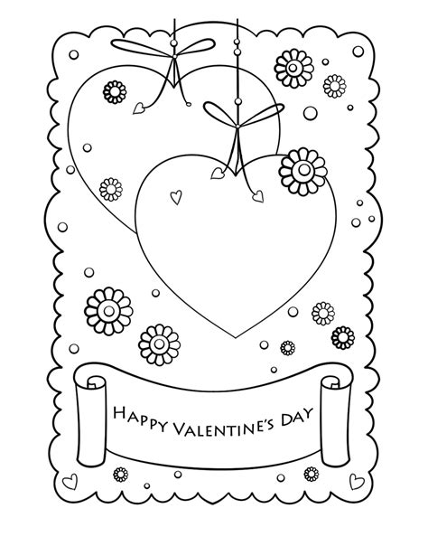 Valentine's Coloring Pages Printable