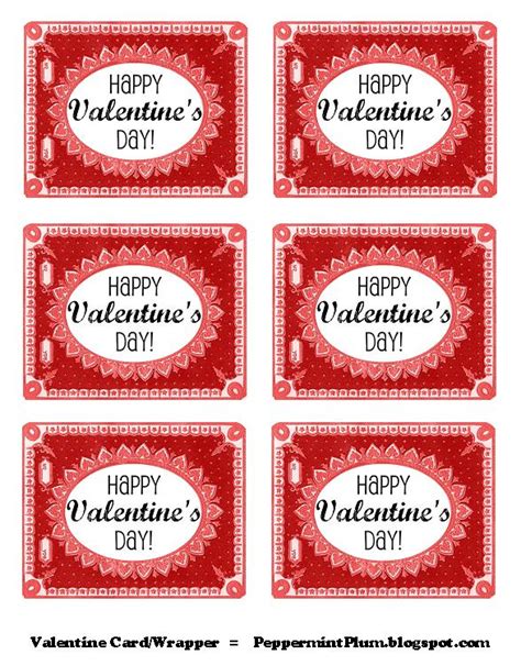 Valentine Labels Printable