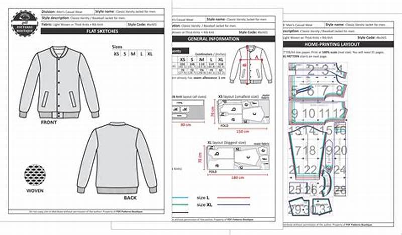 Varsity Jacket Pattern