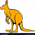 Vector Image of Kangaroo