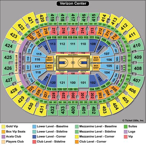 Verizon Center Seating Chart