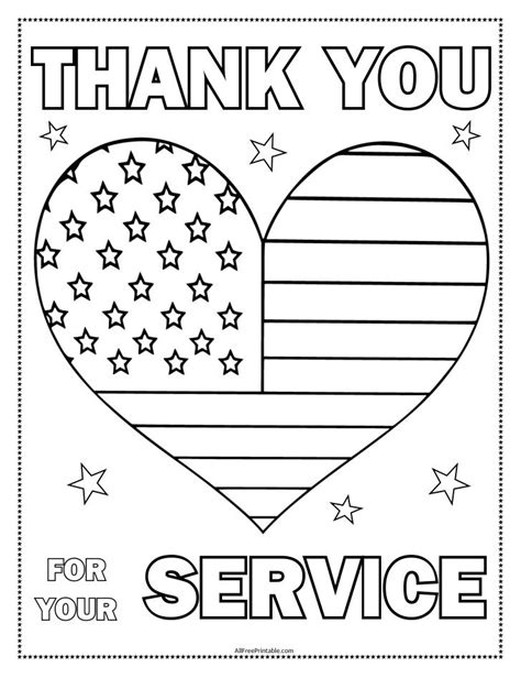 Veterans Day Free Printable Coloring Pages