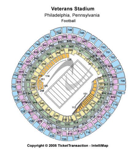 Veterans Stadium Seating Chart