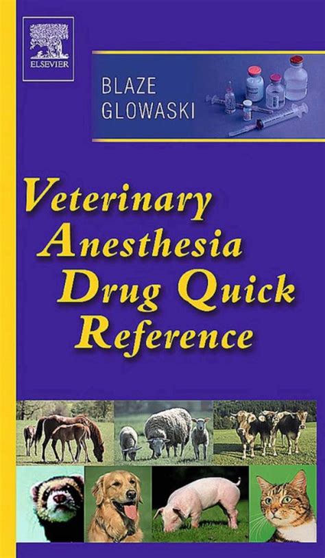 download Veterinary Anesthesia Drug Quick Reference