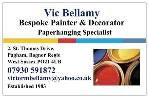 Vic Bellamy: Bespoke Painter & Decorator