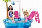 Videos Kids Playing with Barbie's in Pool