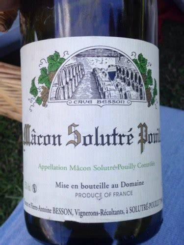 Vincent Besson à Solutré-Pouilly