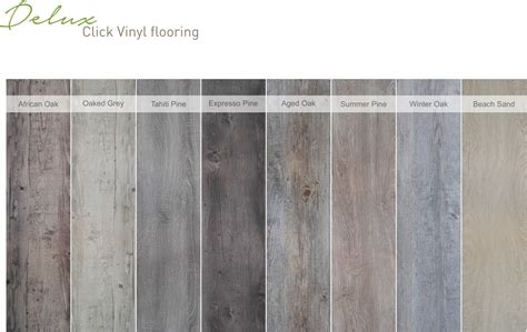 Vinyl Flooring Color Chart