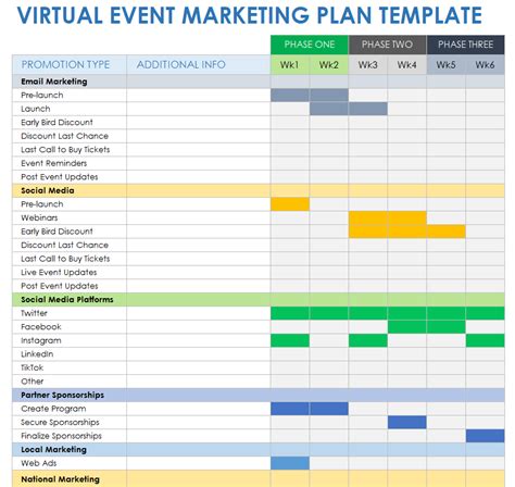Virtual Event Planning Template