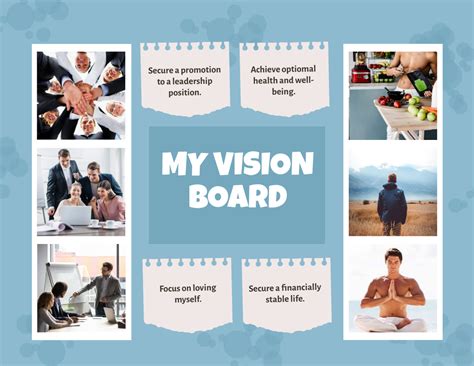 Vision Board Template Free