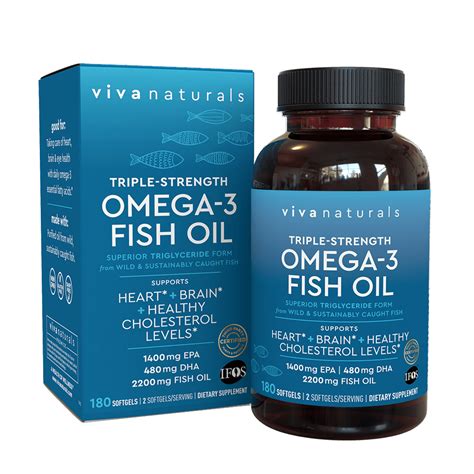 Viva Naturals Omega-3 Fish Oil supplement