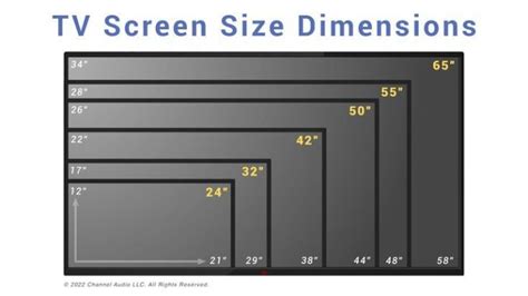 Vizio Tv Size Chart