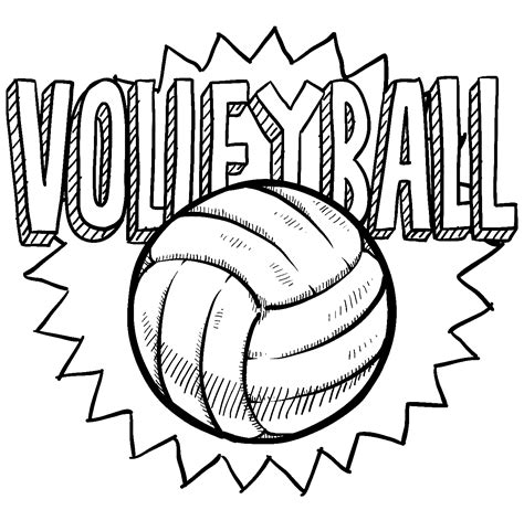 Volleyball Printable Images