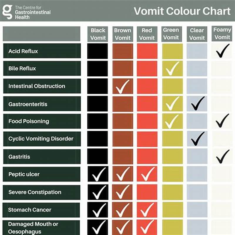 Vomit Color Chart For Humans