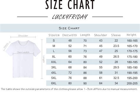 Von Dutch Size Chart