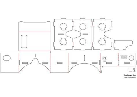 Vr Headset Cardboard Template