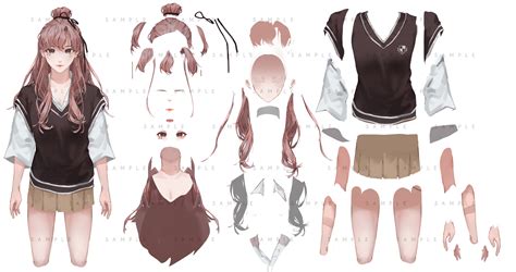 Vtuber Model Template