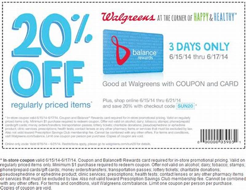 Walgreens Calendar Promo Code