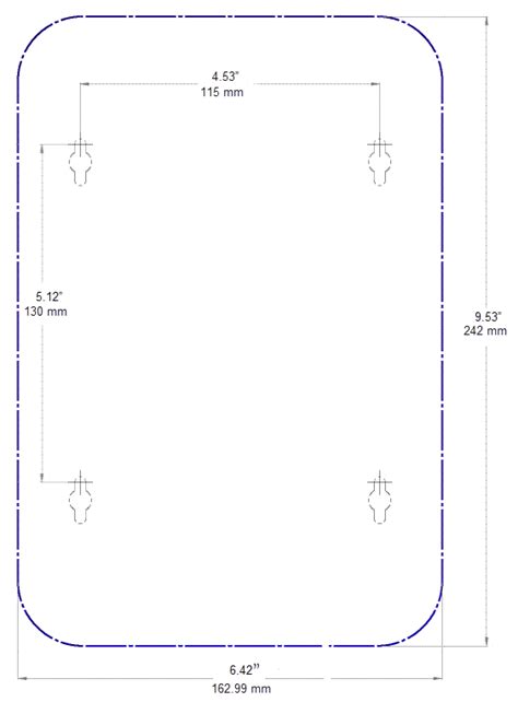 Wall Mount Template