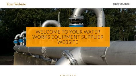 Water works equipment supplier