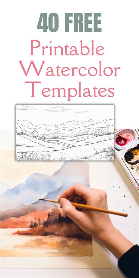 Watercolor Template Free