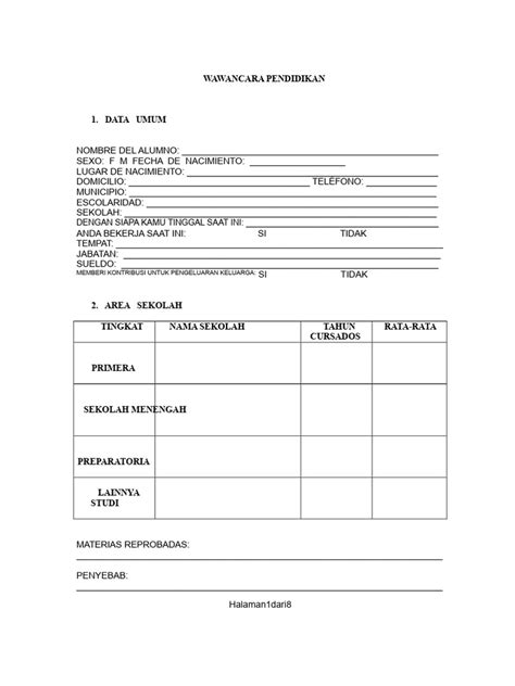 Wawancara Pendidikan