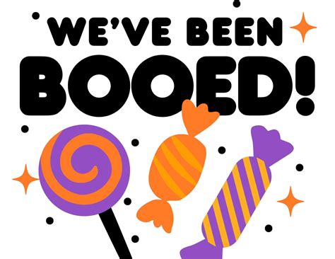 We've Been Booed Sign Printable