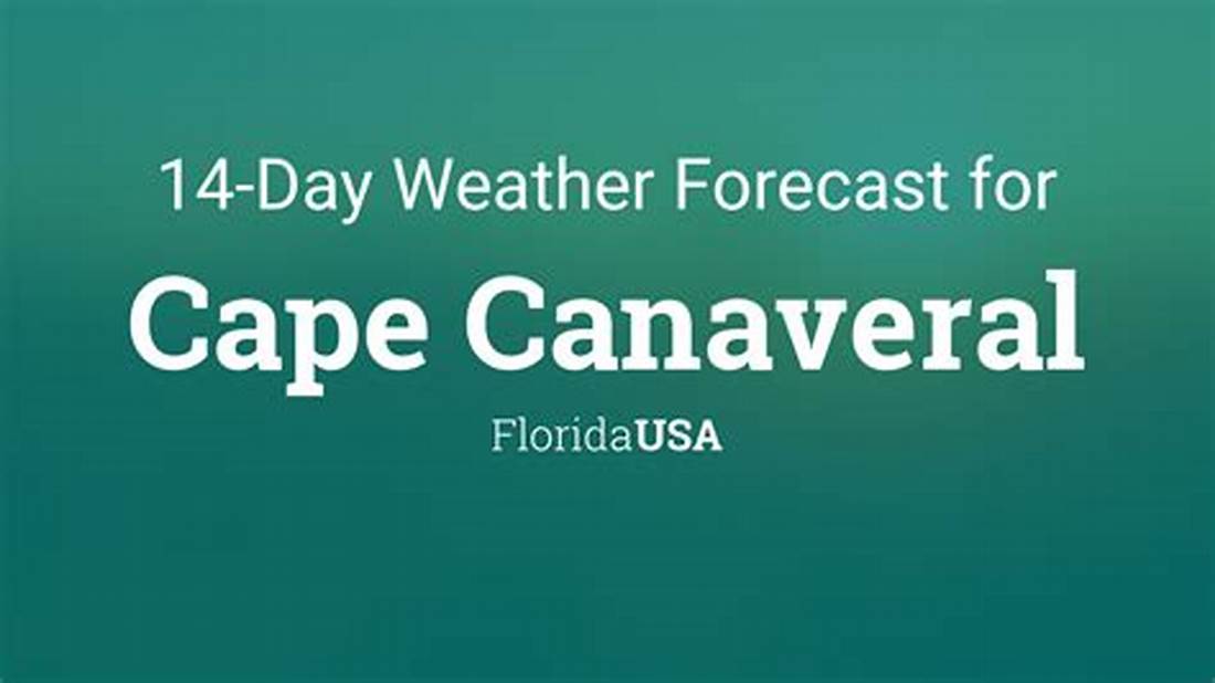 Weather forecast cape canaveral