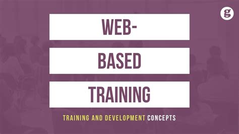 Web-Based Trainings