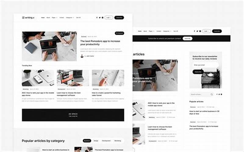 Webflow Blog Template