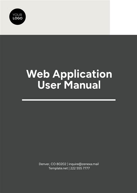 Website Manual Template