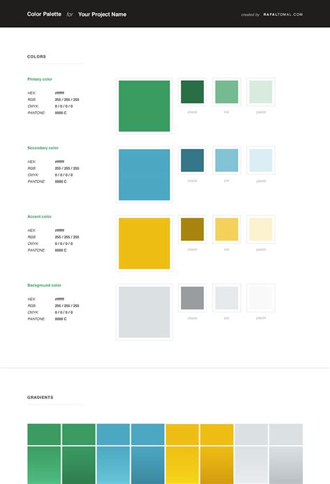 Website Style Guide Template