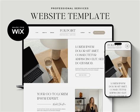 Website Template Wix