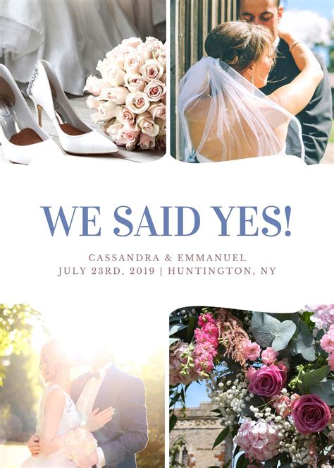 Wedding Announcement Template