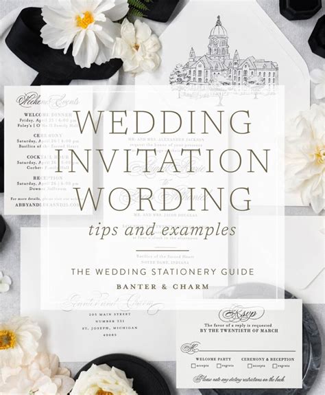 Wedding Invitation Wording Templates