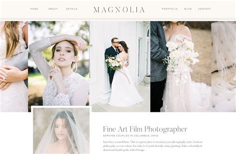Wedding Photography Website Templates