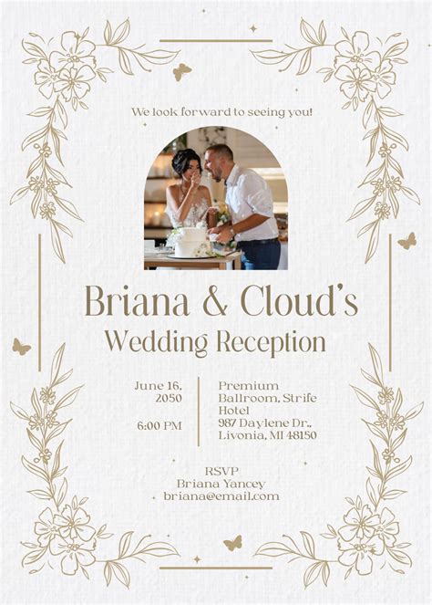Wedding Reception Template