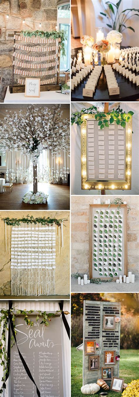 Wedding Seating Chart Display Ideas