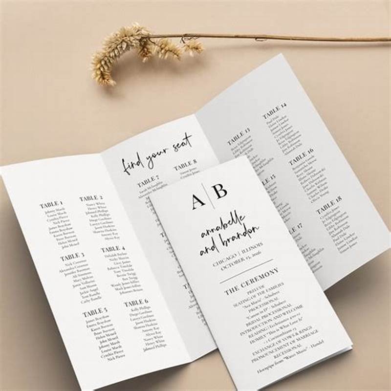 Wedding Seating Chart Program