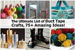 Weird Duct Tape Projects
