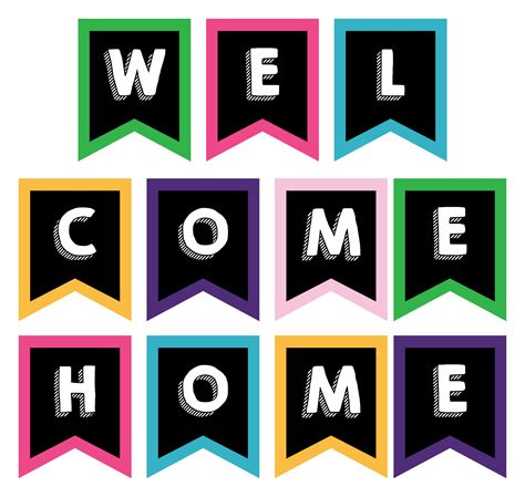 Welcome Home Signs Printable