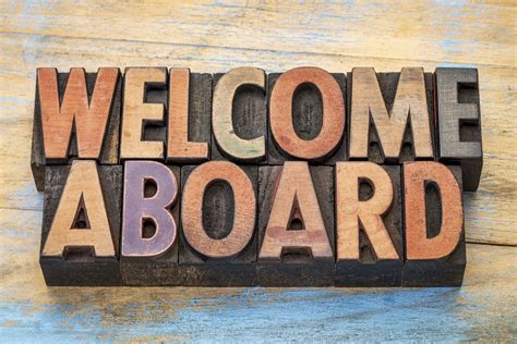 Welcome aboard Images