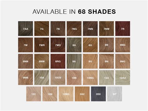 Wella Color Charm Liquid Hair Color Chart